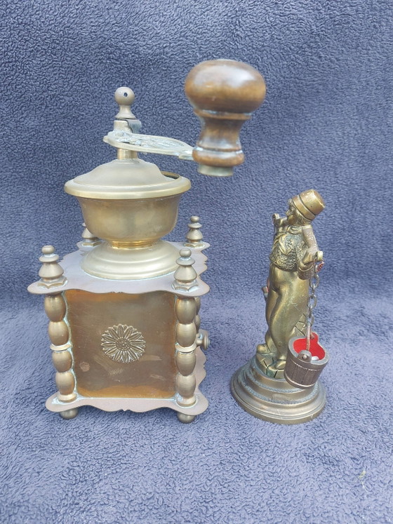 Image 1 of Macinacaffè e frullatore per latte in rame, 3,130 kg