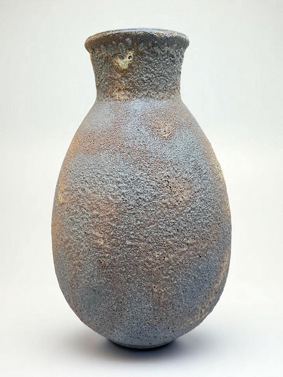 Image 1 of Brocca in ceramica Scheurich Vintage Studio, modello 368-50, ceramica lavica/argilla refrattaria fatta a mano in colore naturale