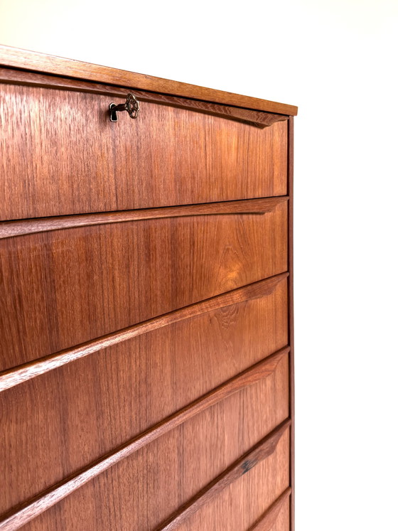Image 1 of Cassettiera danese vintage in teak degli anni '60