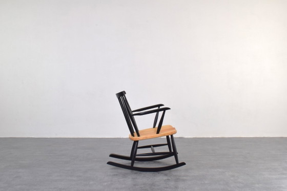 Mid-Century Swedish Rocking Chair, 1960s. – Wood (photo 3 of 10)