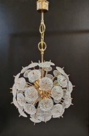 Vintage Sputnik snowball pendant lamp - Val Saint Lambert