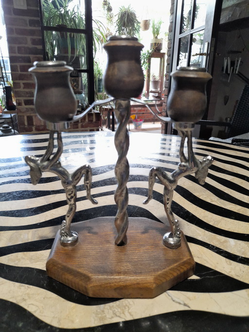 Art Deco candlestick