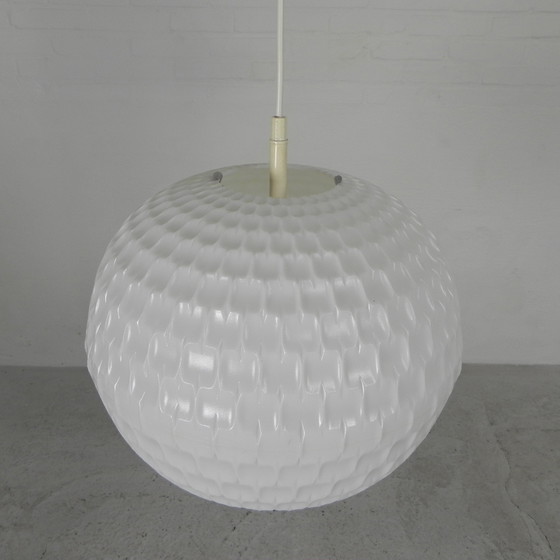 Image 1 of Lampada a sospensione vintage Aloys F. Gangkofner per Erco, sfera in plastica