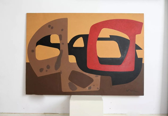 Image 1 of Formes Libres painting, 70s