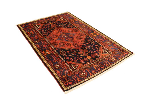 Origineel Perzisch Vloerkleed Nomadisch & Dorpskleed Hamadan 197 X 130 Cm Top Conditie