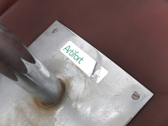 Image 1 of 'F141' Lounge Stoel met Voetenbank van Geoffrey Harcourt voor Artifort, 1972