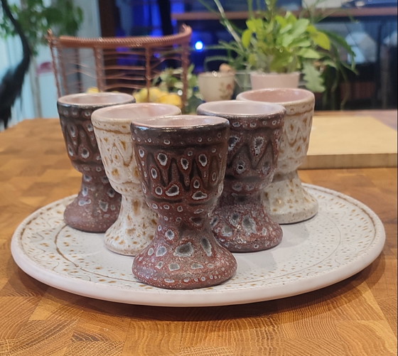 Set di uova in ceramica vintage di Jean Austin – Jean Austruy, Accessori da tavola (photo 13 of 15)