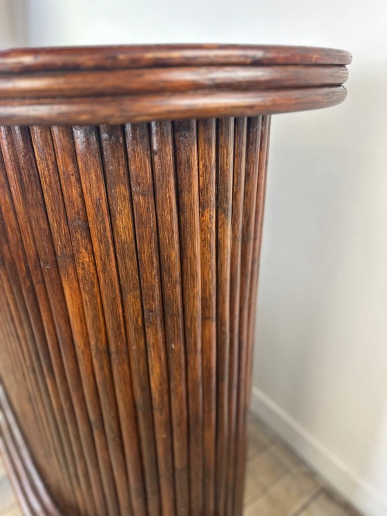 Image 1 of Vintage bamboo bar from the 1970s