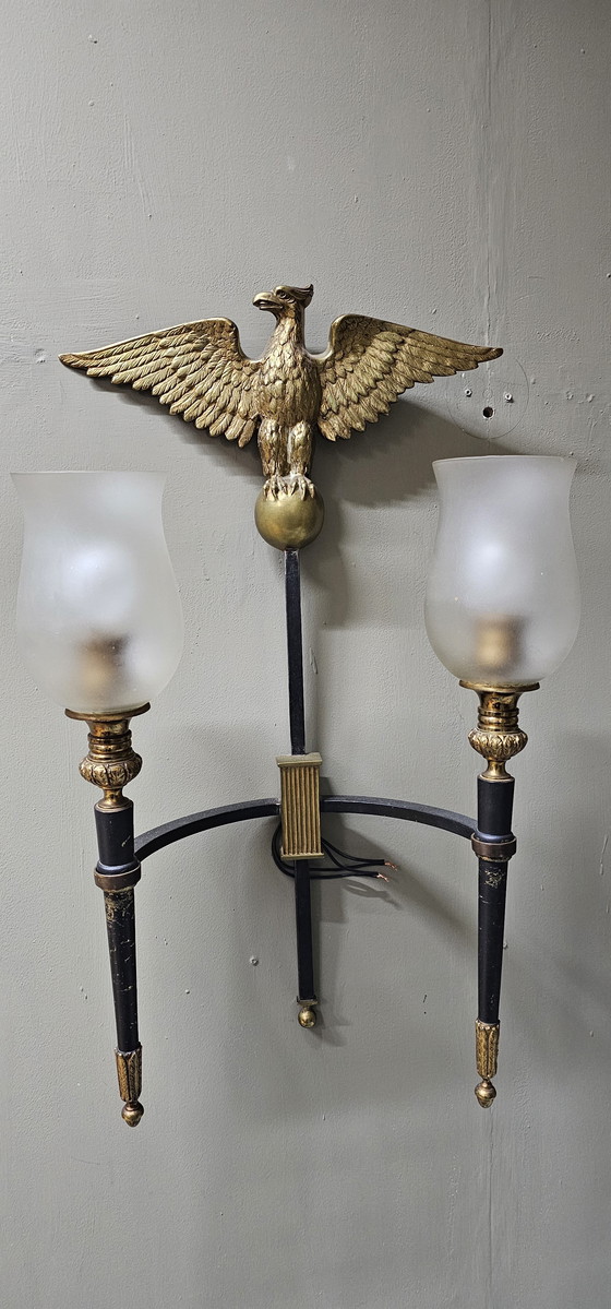 Image 1 of 2 wall lamps early 20th century