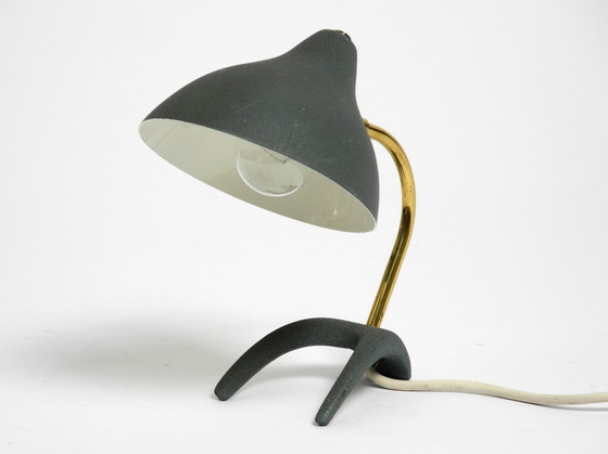 Image 1 of Prachtige kleine Mid Century Moderne Kraaienvoet Tafellamp van Karl Heinz Kinsky voor Cosack