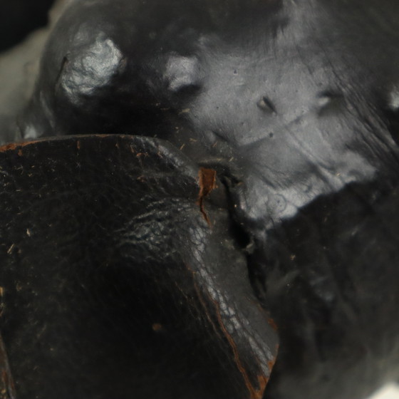 Image 1 of Elefante in pelle vintage di grandi dimensioni stile Omersa