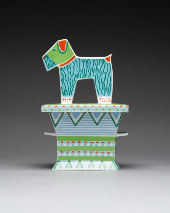 Image 1 of Postmoderne Rosenthal Studio-Line Künstler-Deckelbox Nr. 2 von Laura Fiume, Deutschland