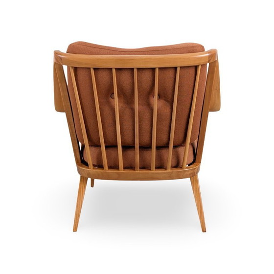 Image 1 of Originele Knoll Antimott fauteuil, vintage design, fauteuil uit het midden van de 20e eeuw.