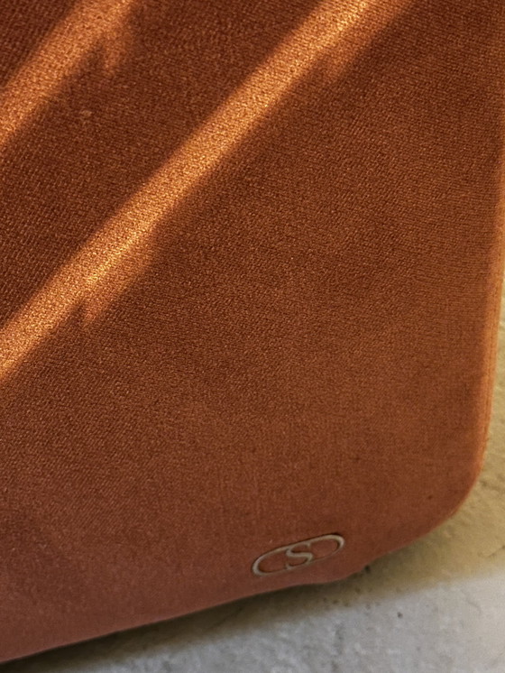 Image 1 of De Sede DS600 snake sofa 22 elements custom fabric blush