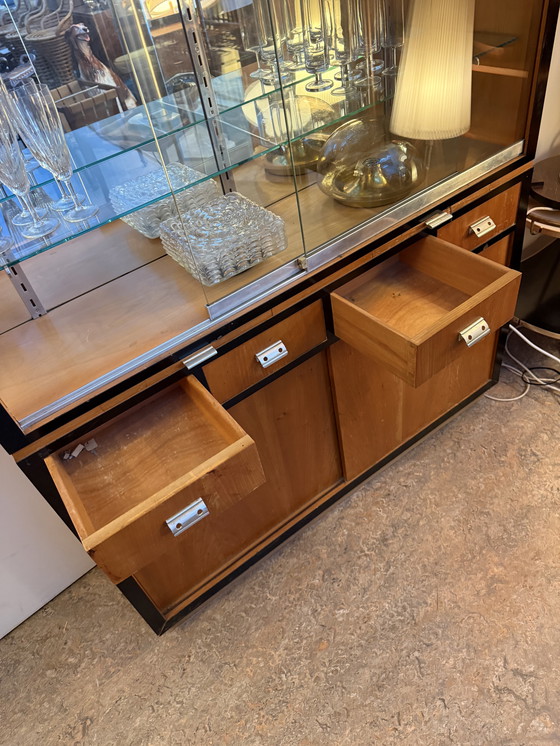 Image 1 of Vetrina vintage in noce anni '60