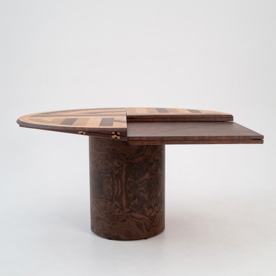 Image 1 of Bauhausly Table ROUND/SQUARE QUAD0 Walnut mix – Simple Table, Amazing Function