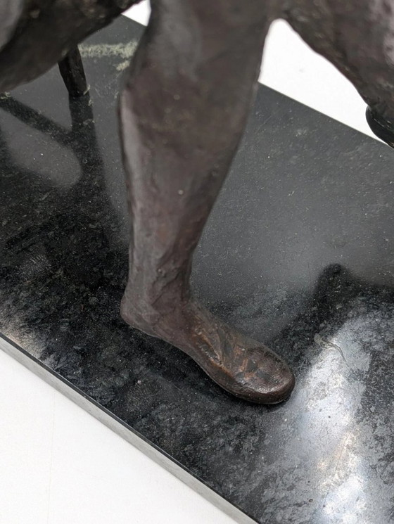 Image 1 of Eros Pellini (1909-1993) - Scultura, Donna sedua - 34 cm - Bronzo