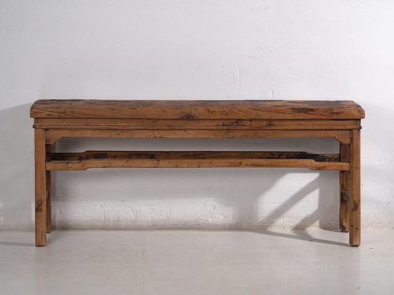 Antique Chinese console altar table in elm – Shanxi, circa 1890 (photo 27 of 40)