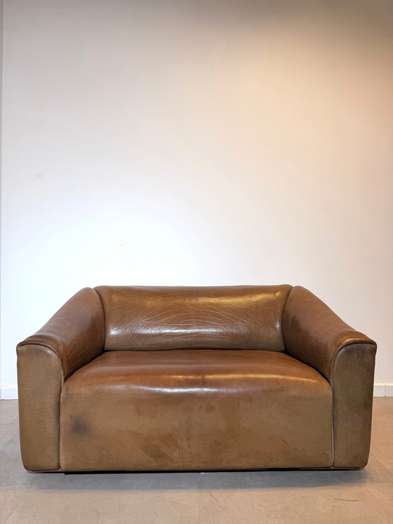 Canapé 2 places en cuir De Sede DS-47 Vintage Neck – Cognac – Loveseats (photo 5 of 8)