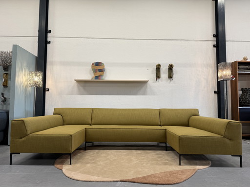 Design on Stock Bloq Corner Sofa U-Sofa Senna fabric 354