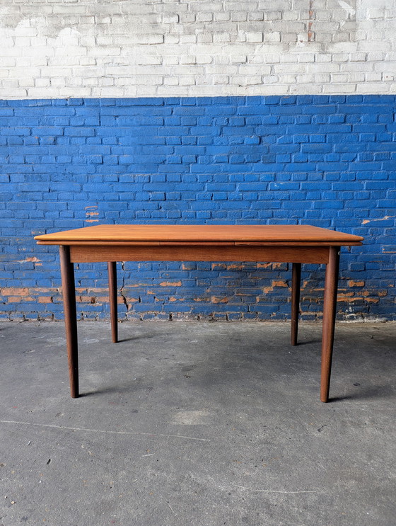 Image 1 of Danish vintage teak dining table- J.L Møller møbelfabrik