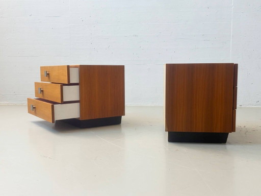 Cassettiera disegnata da Alfred Hendrickx per Belform, anni '60. – ladekasten, Metal, Wood (photo 2 of 9)