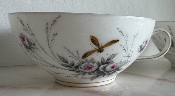Antique 19th-Century Porcelain Cups – Jean Pouyat from Limoges – Decorative Objects, Other (photo 5 of 10)