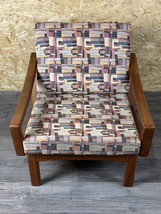 Image 1 of 60s 70s teak armchair Easy Chair by Glostrup Møbelfabrik Denmark Design