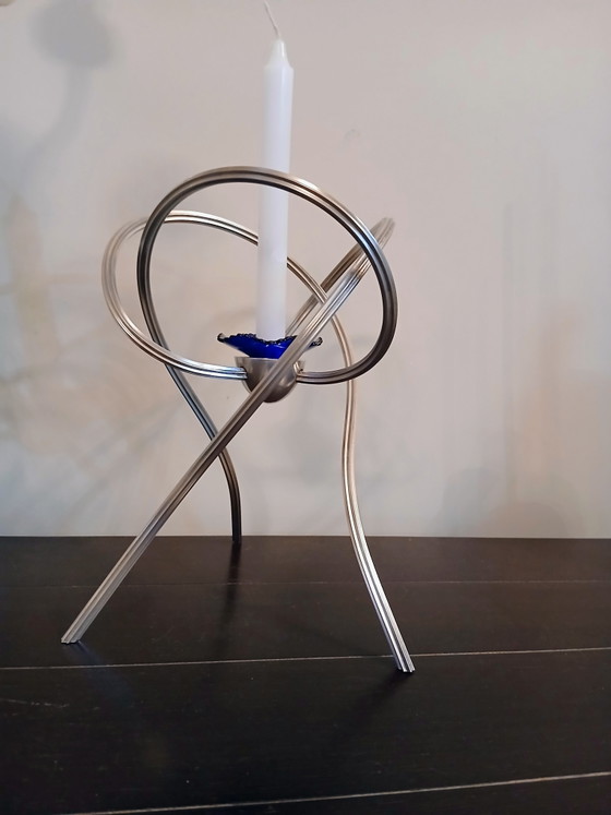 Image 1 of Questo splendido oggetto è il raro candelabro "Bouillon", disegnato dal celebre architetto e designer David Palterer  