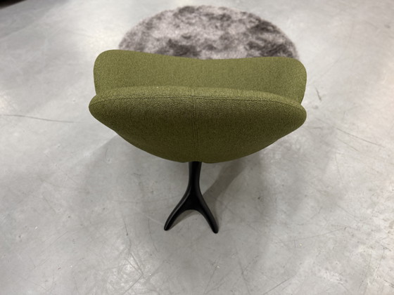 Image 1 of Leolux Papageno Fauteuil Groen stof 