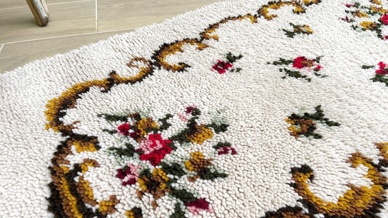 Image 1 of Reiner Wollteppich, 1970er Jahre – 110 x 69 cm