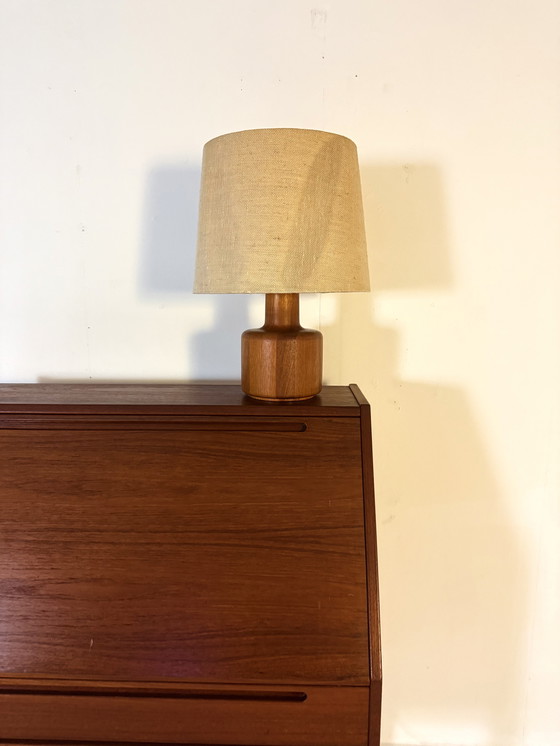 Image 1 of Lampe de table vintage en teck, Bestform '70