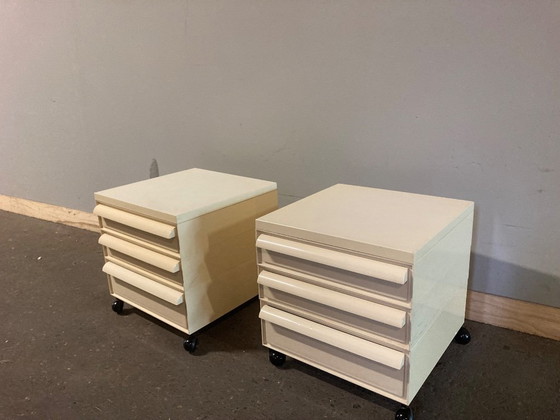 Image 1 of 2x Cómoda/mesita de noche Kartell 4602 Simon Fussel