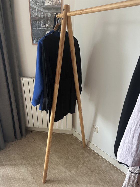 Image 1 of Karup kledingrek japandi hardhout eiken