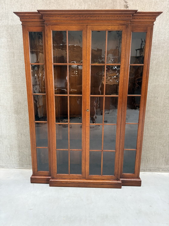 Vitrina de Caoba Antigua Vitrina de Biblioteca – Wood (photo 3 of 9)