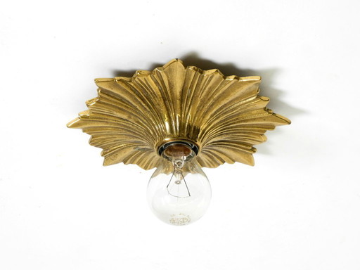 Lampade da parete o da soffitto in bronzo con design a stella spaziale anni '60