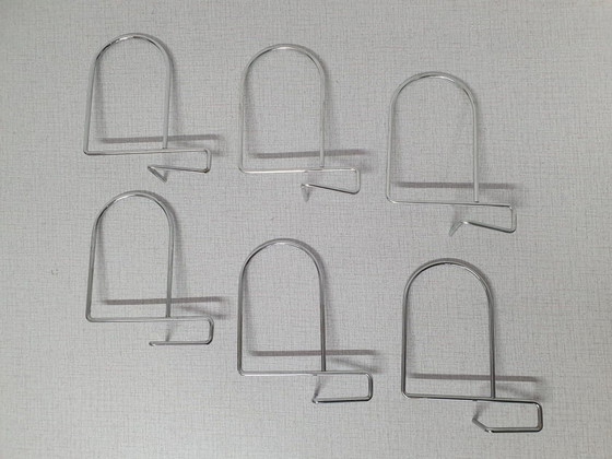 Serre-livres (6) chrome Kasja & Nisse Strinning pour String., Objets déco, Argenté (photo 2 sur 5)