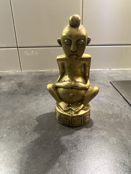 Lucky Figurine – decoratieve objecten, Metal, Bronze