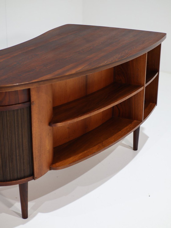 Kai Kristiansen Schreibtisch mit Bar Modell 54 Kidney Palisander – Wood (photo 16 of 19)