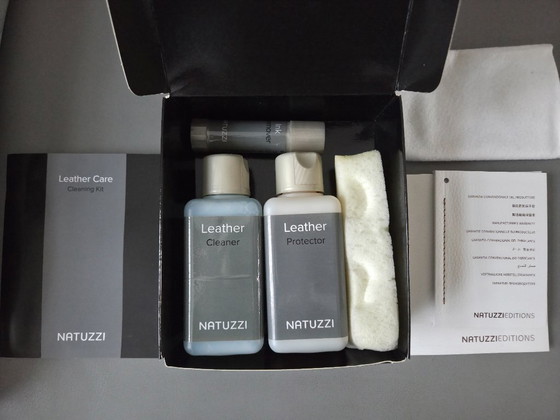 Divani Natuzzi - Grigio chiaro - 3 posti + 2 posti relax – Zona salotto, Leather (photo 9 of 10)