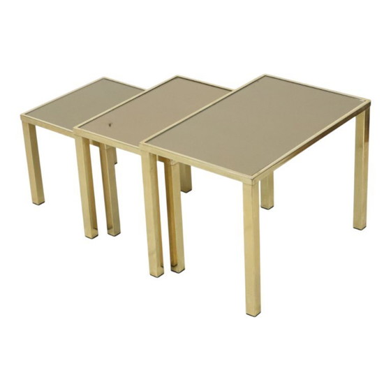 Image 1 of Nesting tables Belgo Chrom 23kt Gold Gilded