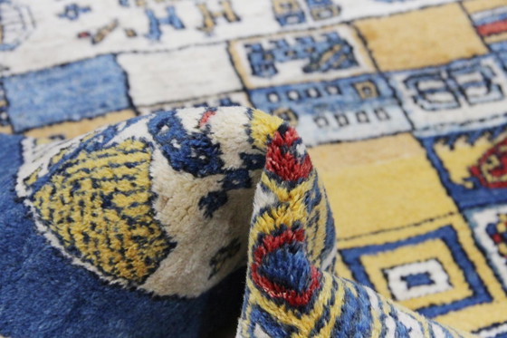 Image 1 of Tappeto orientale persiano Gabbeh Ghashghai originale 200 cm x 195 cm antico naturale