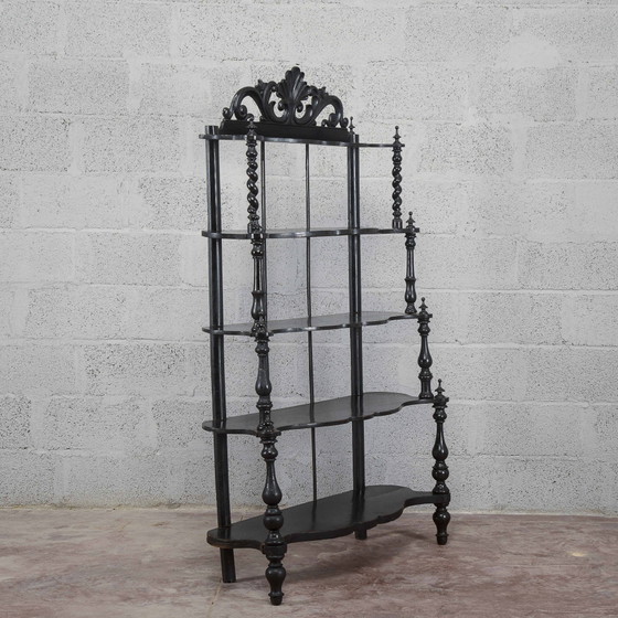19th Century Étagère Bookcase with Open Shelves – Shelving unit, Klassiek (photo 4 of 39)