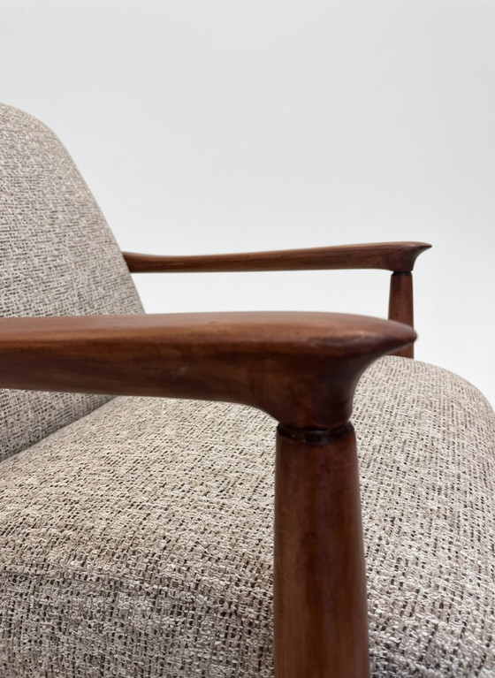 Image 1 of Fauteuil WR tissu chiné beige
