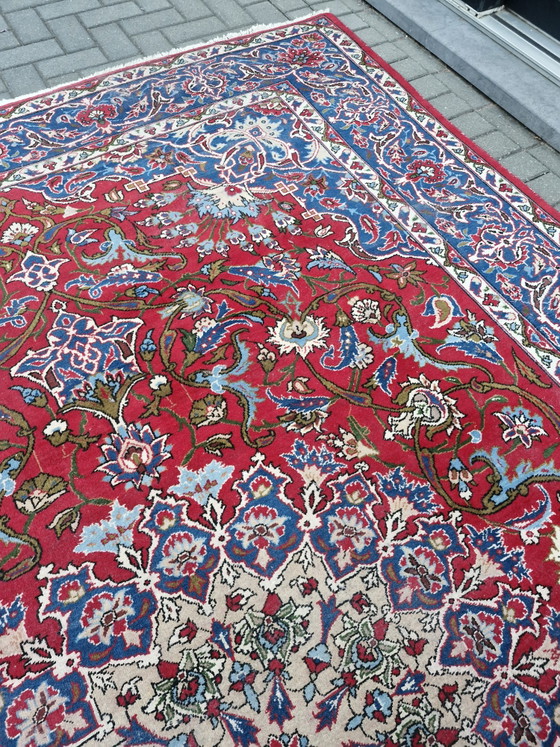 Hand-knotted Kashan rug 350x258 – Rugs & carpets, Cotton, Wool (photo 7 of 15)