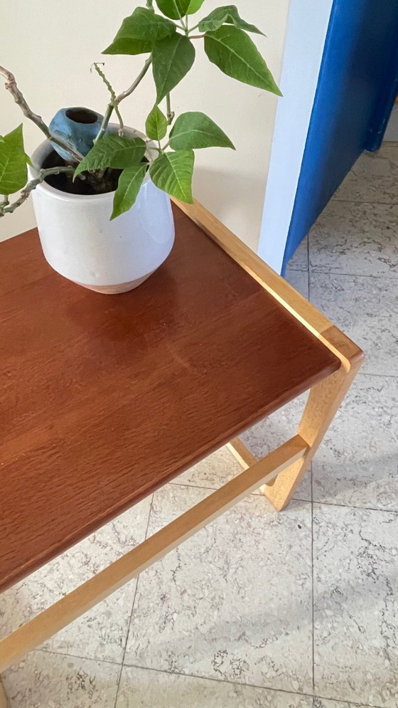 Vintage salontafel van exotisch hout – PIER IMPORT, Wood (photo 14 of 32)
