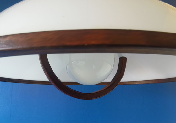 Lampada a sospensione Space Age Steinhauer – Lampade a sospensione, Plastica, Legno, Vintage (photo 9 of 15)