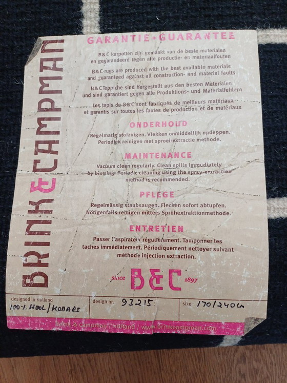 Image 1 of Tapis Brink&Campman 170x240