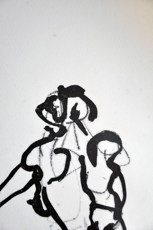 Rik Poot  "Vuur en licht" Litho