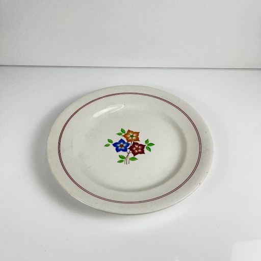 Piatto rotondo "L'alveare", Moulins Des Loups, XX secolo